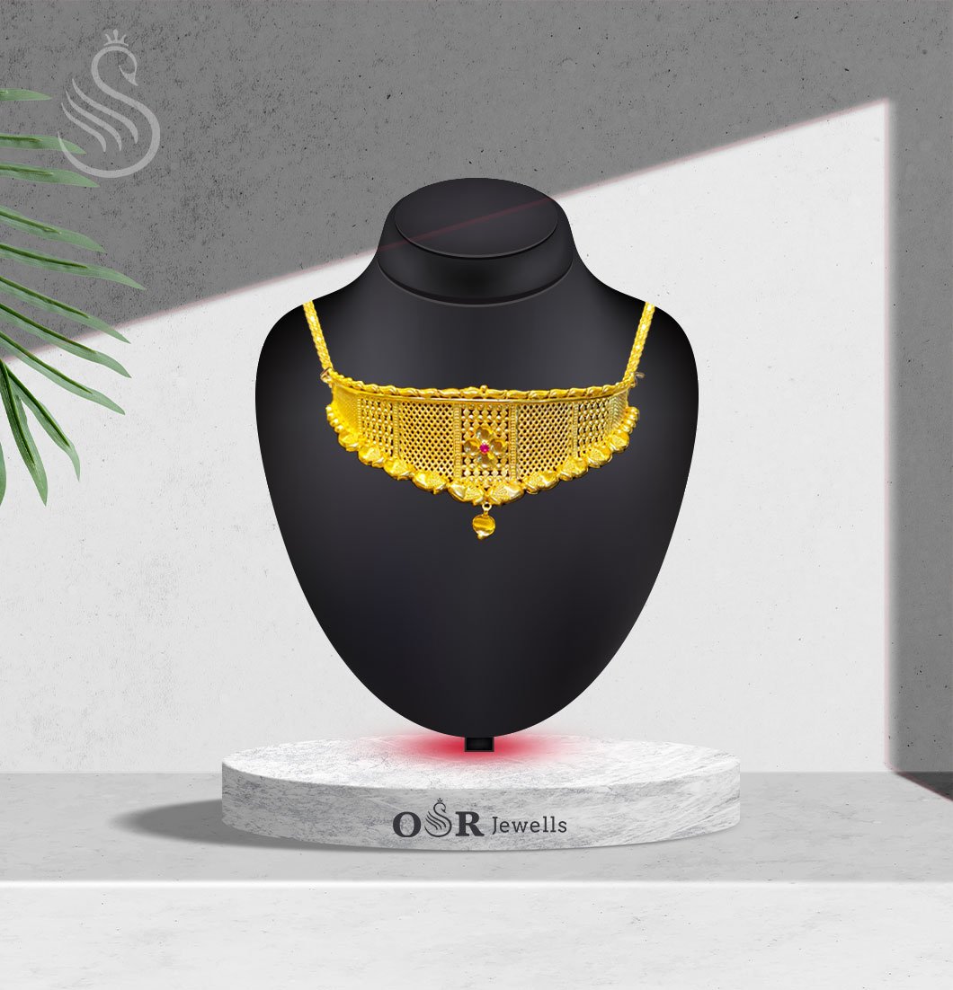 Gold Necklace - 14.180 Gm