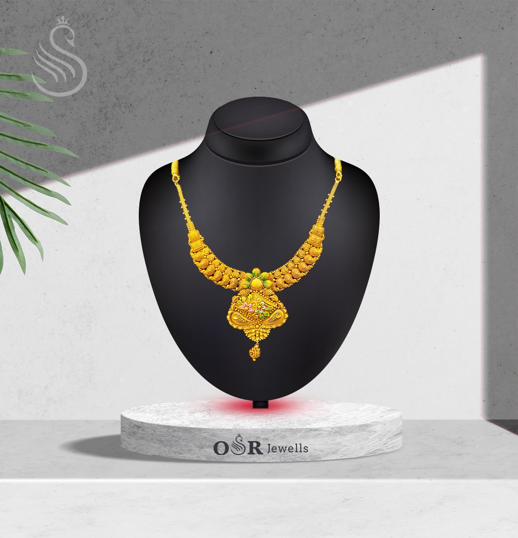 Gold Necklace - 21.870 Gm