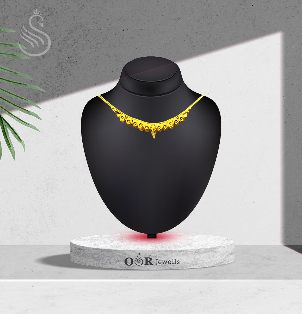 Gold Necklace - 4.140 Gm