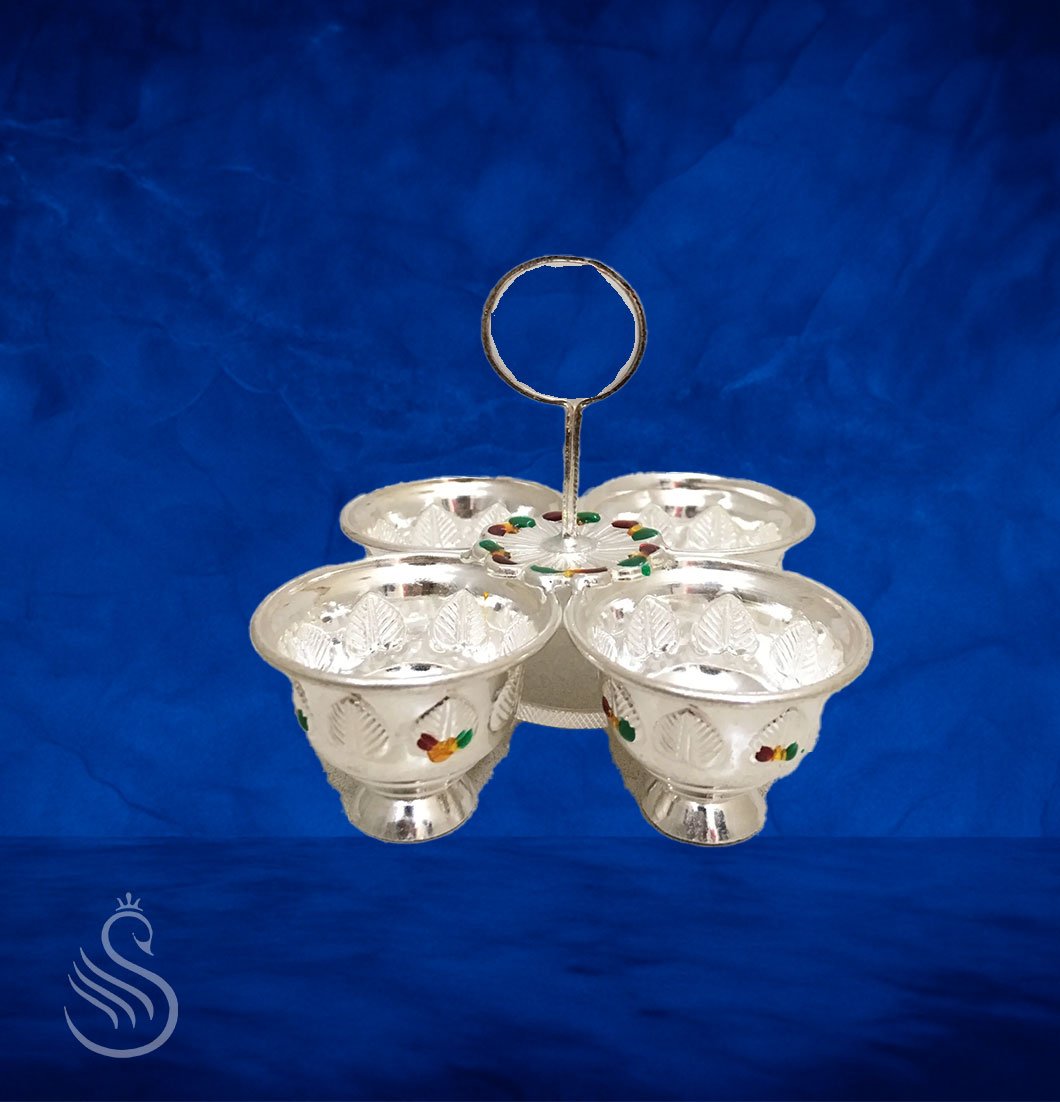 Silver 4 Kothu Kinnam - 57 Gm