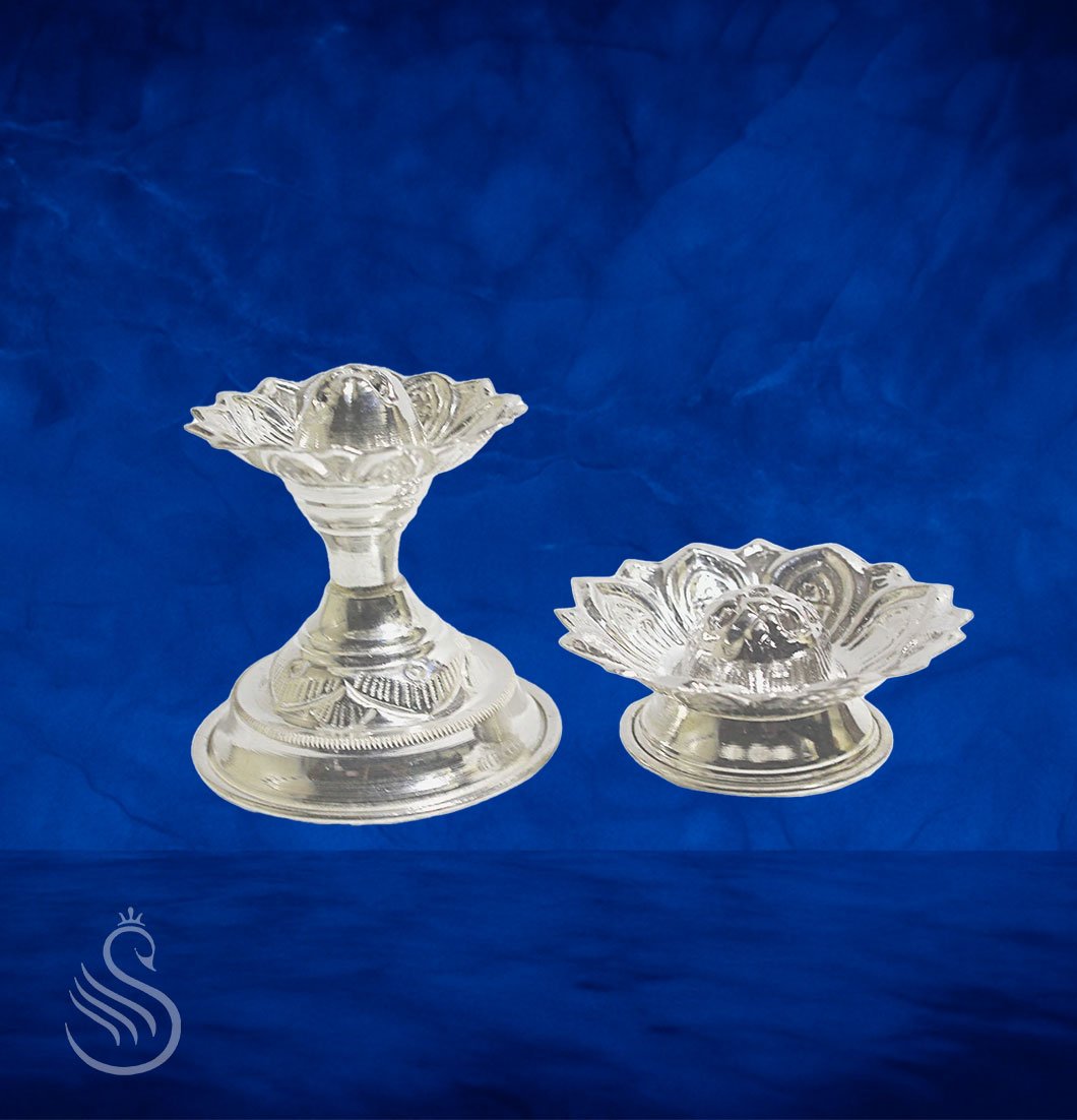 Silver Agarbatti Stand - 11 Gm