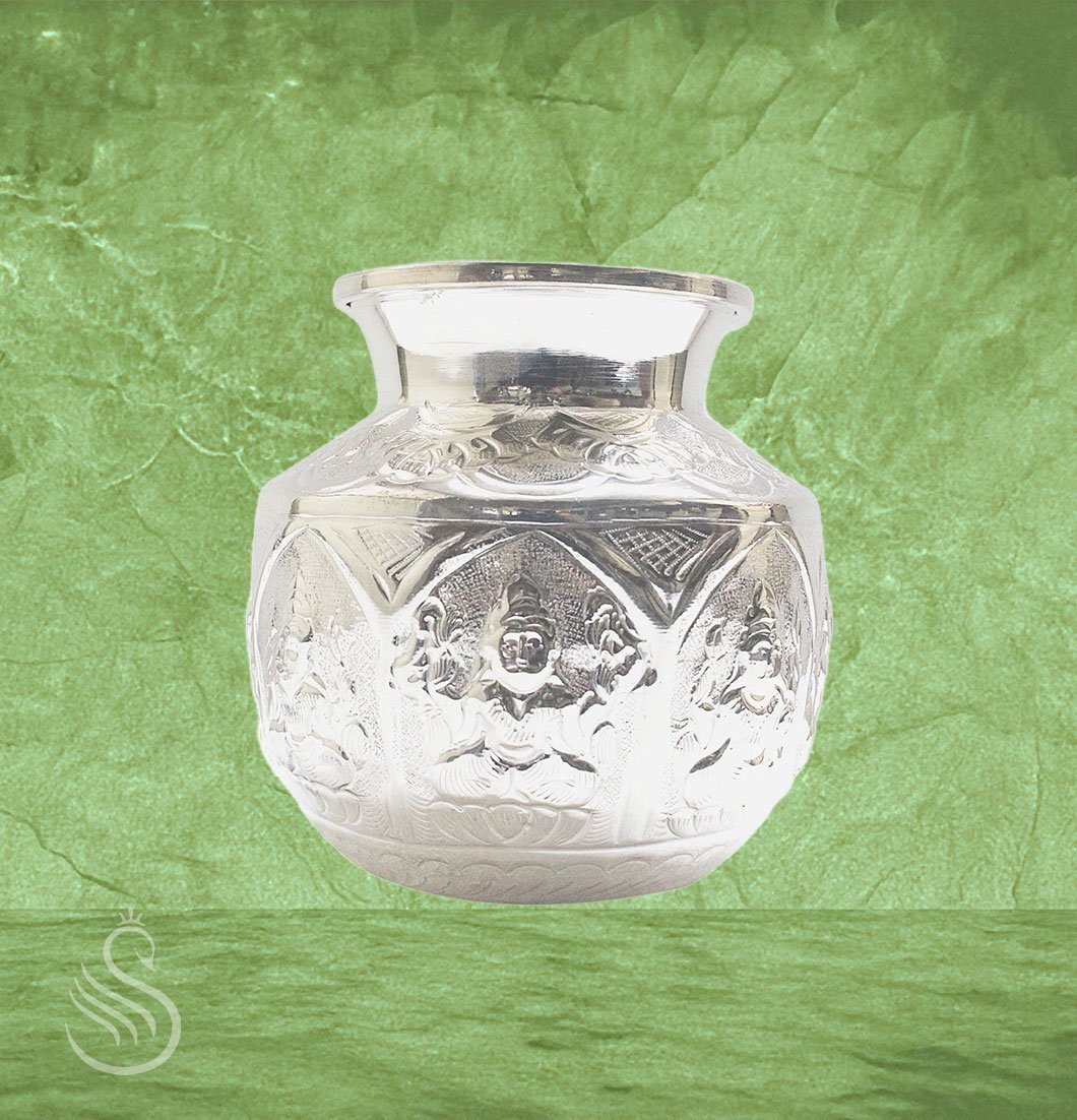 Silver Astalakshmi Chombu - 213 Gm