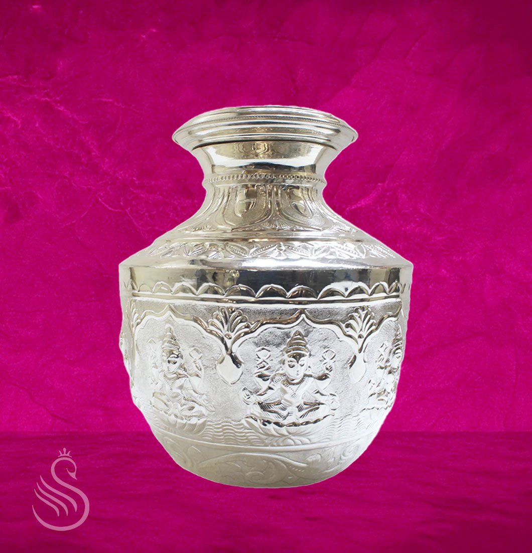 Silver Astalakshmi Kudam - 1033 Gm